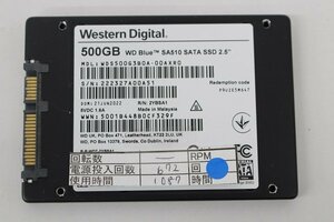 WD WDS500G3B0A-00AXR0 500GB 2.5 SSD SATA 動作品☆