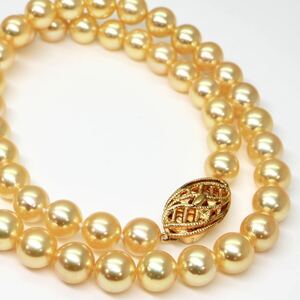 ◆アコヤ本真珠ネックレス/ 0 ◆M 約37.6g 約42.0cm 7.5mm珠 pearl パール jewelry necklace ジュエリー DA5/EA0