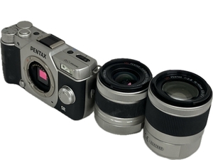 【動作保証】PENTAX Q10 1:2.8-4.5 5-15mm ED 1:2.8 15-45mm ED 一眼レフ ダブルレンズ カメラ 中古 訳あり S8811045