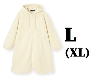 即決 未使用 L XL XXL 大きいサイズ◆ アンダーカバー ボア ロングコート ◆ NATURAL