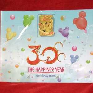 TDR THE HAPPINESS YEAR 30 RESORT LINE ピンバッチ 30周年 東京ディズニーリゾート Disney 