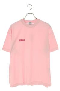 ヴェトモン VETEMENTS 24SS UE64TR110P サイズ:M インサイドアウトエンブロイダリーロゴTシャツ 新古品 SB01