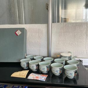 有田焼 西峰 十客揃　茶器 急須 陶器 陶磁器 急須 煎茶 食器 未使用