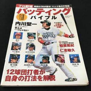 M5e-095 バッティングバイブル 剛柔自在のスイングが身につく！ ベースボール・マガジン社 内川聖一 ロングインタビュー その他 発行 