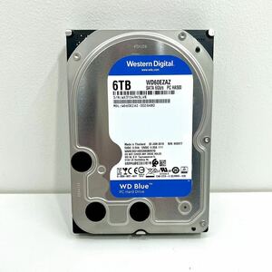 ◎中古美品◎Western Digital/ウエスタンデジタル 3.5インチ SATA HDD ハードディスク WD60EZAZ 6TB ②