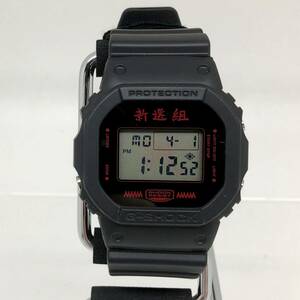 G-SHOCK ジーショック CASIO カシオ 腕時計 DW-5600VTSSK-1TJR 新選組 コラボ デジタル ブラック メンズ 【ITX59U7H3OVS】