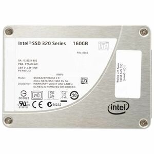 Intel INTEL.HARD Drive Solid State 160GBシリアルATA-300 (3 GBIT/S) 2.5インチ