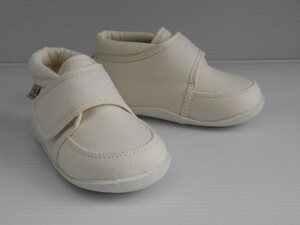 セール 13.0cm ソラファミ SOLAFAMI 1801 白 オーガニックコットン 日本製 赤ちゃん ヨチヨチ ベビー シューズ 靴 お誕生日 プレゼント