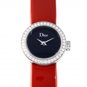 ディオール DIOR ラ ミニ ディ ドゥ CD040110A018 ブラック文字盤 新品 腕時計 レディース