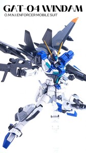 GAT-04 WINDAM【ウィンダム】改修【完成品】ガンプラ【 GUNDAM 】全塗装 HG 1/144