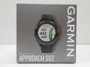 ブランド祭 時計祭 GARMIN ガーミン APPROACH S62 GPSゴルフナビウォッチ 距離計測器 腕時計型 美品 使用品 メンズ ゴルフ 腕時計