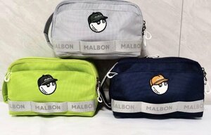 即発送★マルボンゴルフ Malbon Golf カートバッグ ハンドバックグリーンは