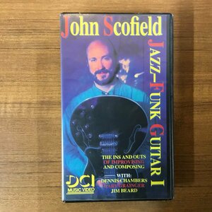 John Scofield ジョン・スコフィールド / ジャズ・ファンクギターⅠ 〇VHS YMVH00310