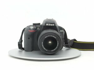 　中古　Nikon D3300 ダブルズームキット BLACK カメラ レンズ ニコン 　 動作不明　ジャンク品 現状渡し　送料無料