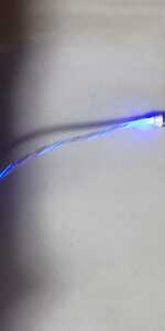 光る　マイクロUSBケーブル　1m 充電　スマホケーブル