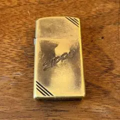 zippo　ジッポ　ロゴデザイン　スリム　ライター