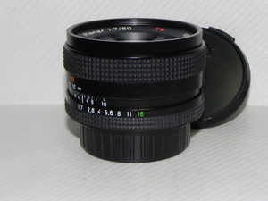 Contax Carl Zeiss Planar T* 50mm F1.7 レンス゛MMJ(中古良品)。