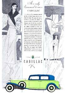 ◆1932年の自動車広告　キャデラック3　Cadillac