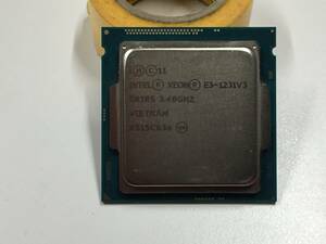 B2210)Intel XEON E3-1231V3 SR1R5 3.40GHz 中古動作品