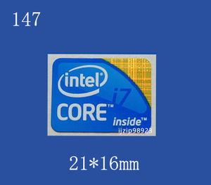 即決147【 CORE i7 】エンブレムシール追加同梱発送OK■ 条件付き送料無料 未使用 未使用