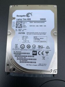 中古HDD　4台セット seagate SATA ST500LM021 500GB /ST9500423AS 2.5インチ 500GB 5400rpm 9.5mm 7MM 2.5インチ