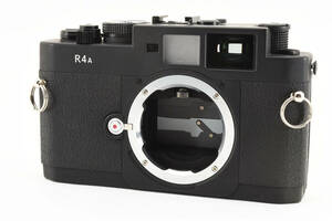 【良級】 Voigtlander フォクトレンダー BESSA-R4A マットブラック ボディ フィルムカメラ #5680