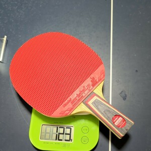 卓球ラケット リアロックス 中国式 ほぼ新品 粒ラバー付き ニッタク版 公認あり