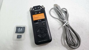 ■TASCAM タスカム リニアPCMレコーダー ICレコーダー ボイスレコーダー集音器 DR-05 ハイレゾ対応 ファームウェアアップデート済　