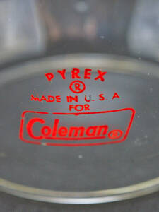 Coleman コールマン PYREX パイレックス　ビンテージ　グローブ レッドレター 赤文字 200 200A 200B 201 202 242に使えます 2