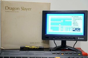 MSX ROM版 ドラゴンスレイヤー Dragon Slayer / スクウェア SQUARE Soft Library NO.4 日本ファルコム Falcom