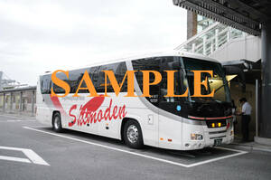 D【バス写真】L版１枚　下電バス　セレガ　京都エクスプレス