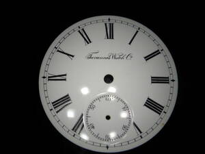 懐中時計時刻板　アンティーク　フランス　タバンヌウォッチカンパニー　