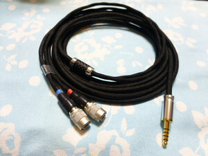 Mrspeakers ETHER AEON FLOW シリーズ MOGAMI 2534 4.4mm5極 高品質ver 300cm かなり長め (変更可能) TA-ZH1ES TEAC UD505 Fiio K9 Pro ESS