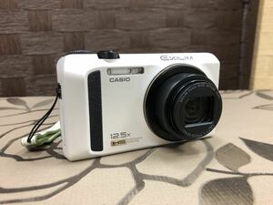 【箱あり】CASIO EXILIM EX-ZR100 コンパクトデジタルカメラ デジタルカメラ カシオ エクシリム ホワイト コンデジ 