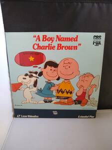 R6310　LD・レーザーディスク　A Boy Named Charlie Brown　スヌーピーとチャーリー　英語版