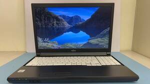 中古ノートパソコン★Windows10★Fujitsu Core i5-10310U/@2.21GHz/8GB/SSD 256GB/14インチ以上★d