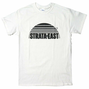 [XLサイズ]Strata East （ストラタ・イースト） アフロジャズ レーベルロゴ Tシャツ ホワイト