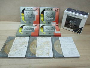 未使用品 MD ミニディスク minidisc SONY 60×5/TDK 60×4/TDK 74×3