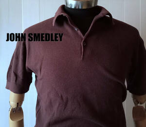 ジョンスメドレーの柔らかい生地の半袖ポロシャツM
