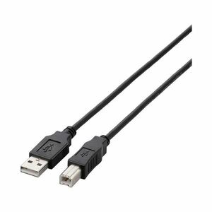 （まとめ）エレコム USB2.0ケーブル1m U2C-BN10BK ブラック【×30セット】