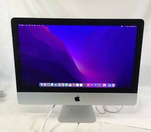 S50712201 Apple iMac A2116 21.5インチ 1点 EMC:3195 (CPU Intel Core i7/メモリ 32GB/SSD 28GB+HDD 1TB)【通電OK、本体のみ】