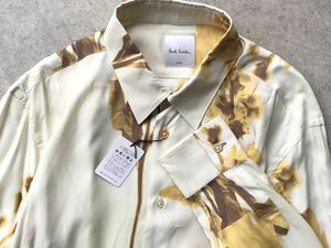 新品 Paul Smith 花柄 レーヨンシャツ L ポールスミス メンズ 長袖