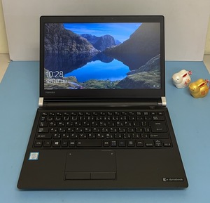 中古ノートパソコン★Windows10★Toshiba Core i3-6100U/@2.30GHz/4GB/M.2 　240GB/13インチ以上★