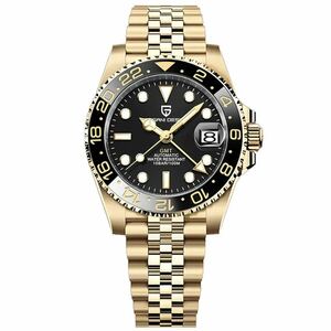 【日本未発売 アメリカ価格50,000円】PAGANI GMTマスターオマージュ 機械式腕時計 ロレックスオマージュ 高級腕時計
