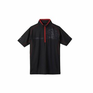 サンライン　SUW-5571CW TERAXクールDRYシャツ(半袖) ブラック LL