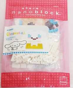 超レア★シナモロール★ナノブロック★nanoblock★株カワダ★ダイヤ★★ブロック★１２歳以上★サンリオ★USED★美品