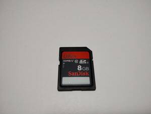 8GB　SanDisk Ultra　SDHCカード　フォーマット済み　SDカード メモリーカード