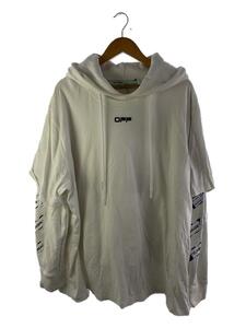 OFF-WHITE◆パーカー/XL/コットン/WHT/airport tape double
