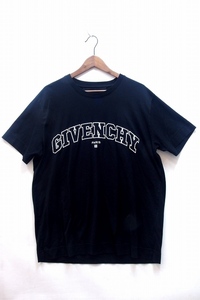 GIVENCHY ジバンシィ 23AW　Embroidered Signature Tシャツ メンズ ・L BM71CW3Y6B ブラック