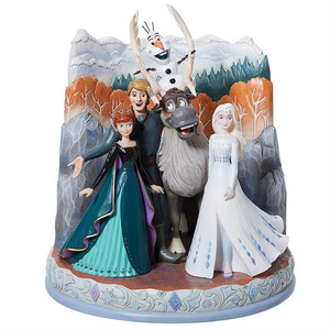 フィギュア ディズニー アナと雪の女王2 コネクテッド トゥルー ラブ 20cm enesco Disney Traditions